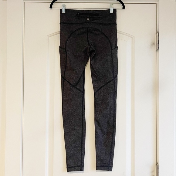Lululemon Speed Up Tight Gray Herringbone - 4 - Picture 5 of 8